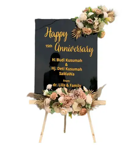 Papan Bunga Akrilik Taman Suropati