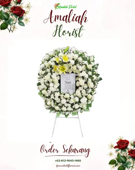 Krans Bunga Duka Taman Suropati