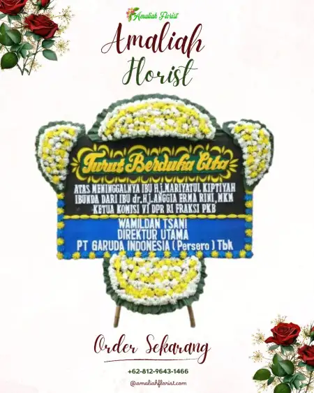 Papan Bunga Duka Taman Suropati